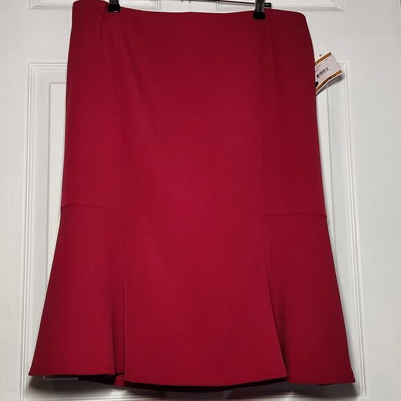 NWT – Kasper Plus Pull-On Flare Midi Skirt - Size: 16W- PRICE IS FIRM - Picture 1 of 6